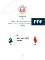 Report On CPEC by Azher Ishaq 2093193