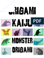 Origami Kaiju Monster Origami