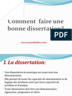 Comment Faire Une Bonne Dissertation (1)