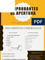 Comprobantes de Apertura & Documentos Comerciales