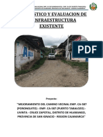 Diagnostico y Evaluacion de La Infraestructura Existente