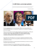 Las Predicciones de Bill Gates y Personajes Globales para 2021