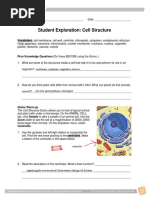 Cell Structure and Organisation | PDF | Endoplasmic Reticulum | Cell ...