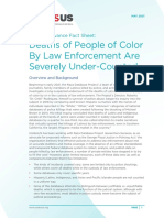 Deaths of People of Color By Law Enforcement Are Severely Under-Counted