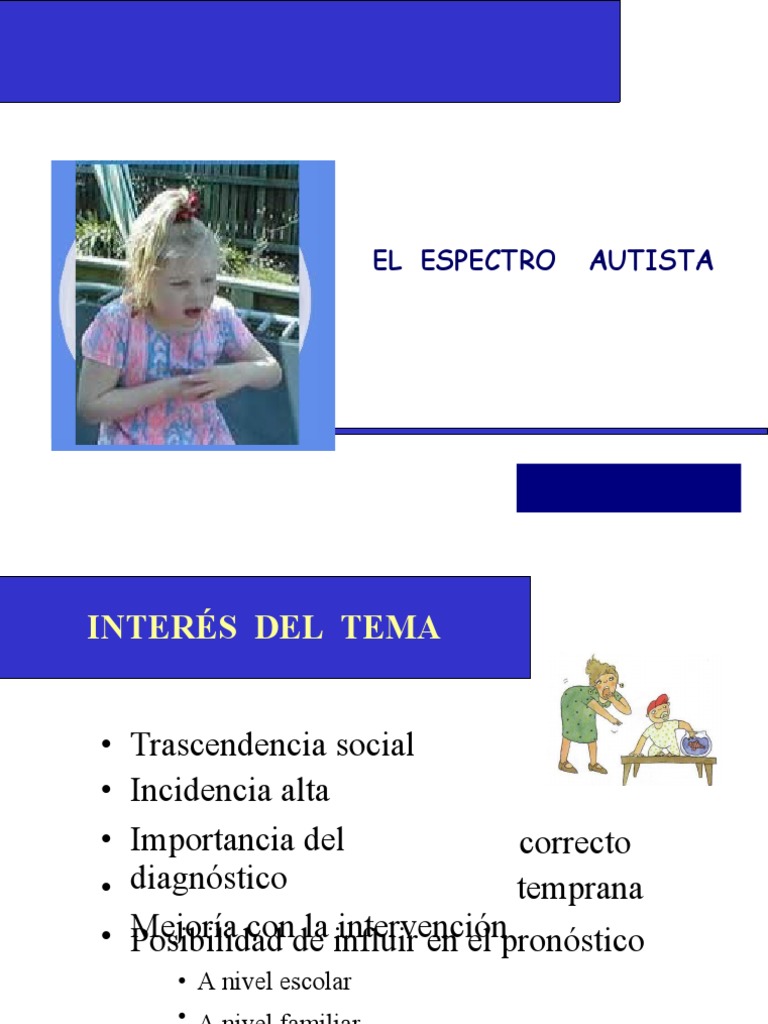 Tipos y diagnóstico del autismo infantil | PDF | Espectro autista ...