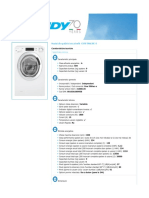 Masini de Spalat Si Uscat Rufe GVW 596LWC-S: Specificatie Tehnica