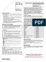 NXR-710/ NXR-810: Instruction Manual