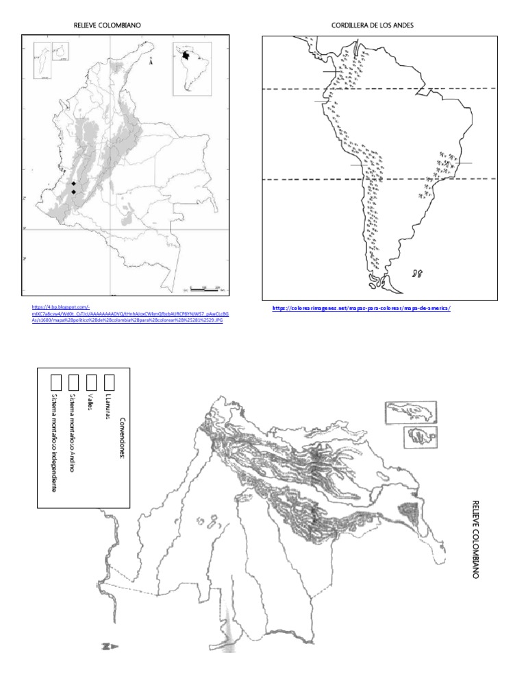 Mapas Relieve Colombiano Pdf