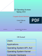 CS325 Operating Systems Spring 2021: Computer-System Structures