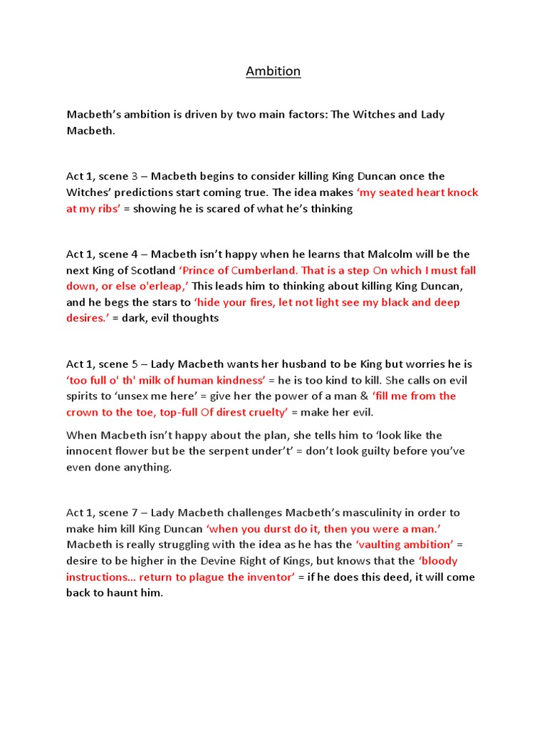 Themes in Macbeth | PDF | Macbeth | Shakespearean Tragedies
