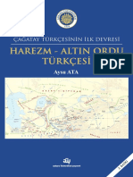 Harezm Altinordu Türkçesi̇