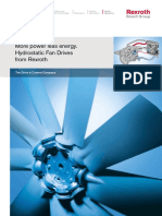 More Power Less Energy. Hydrostatic Fan Drives From Rexroth: The Drive & Control Company