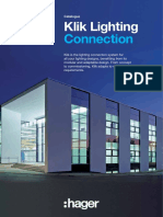 Hager Klik Lighting Connection Catalogue 1220