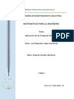 Aplicación de Las Integrales Multiples.