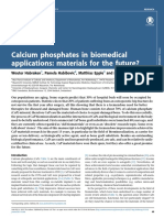 Calcium Phosphates in Biomedical Applications: Materials for the Future