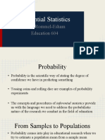 Inferential Statistics 1