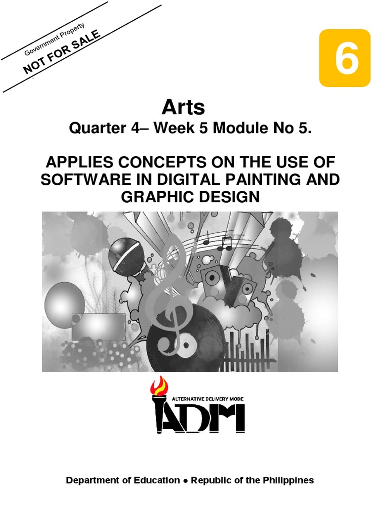 Arts6-Q4, Week5, Module 5 | PDF | Window (Computing) | Menu (Computing)