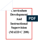Curriculum Development 222