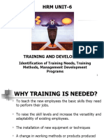HRM Unit-6: Training and Development