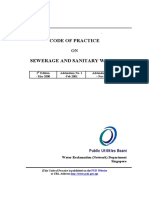 Code of Practice on Sewerage and Sanitary Works