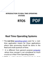 Introduction to Real Time Operating Systems (RTOS