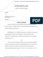 CARR v. BOMBARDIER AEROSPACE CORPORATION Order of Dismissal