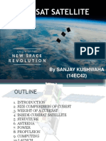 Cubesat Satellite: by Sanjay Kushwaha (14EC42)