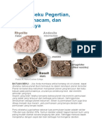 Contoh Batuan Beku Dan Pegertiannya