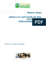 Redes Módulo 3 - Software de red - 2017