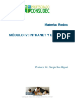 Redes Módulo 4 - Intranet y Extranet - 2017