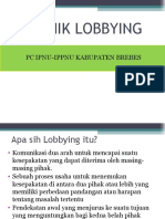 Teknik Lobbying