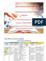 Estudio Bíblico - I Fase de Observación