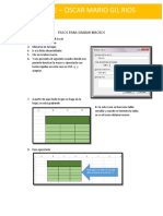 Actividad 1 Grabar Macros