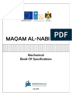 Maqam Al Nabii Musa Mechanical Book of Specifications