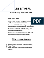 1.1 IELTS & TOEFL Vocabulary Masterclass