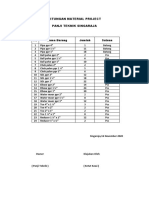 Hitungan Material Project Panji Teknik Singaraja