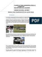 Manual para Transportistas de Leche Cruda DNL Agroindustria