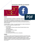 Facebook (Modelo y Tipos de Innovacion)