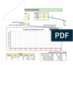 Influence Lines in Continuous Beams: #De Tramos