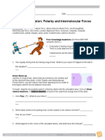 Student Exploration: Polarity and Intermolecular Forces