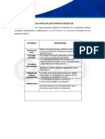 Rúbrica para Evaluar Un Mapa Conceptual PDF