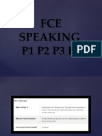 22th May Speaking FCE Holidays