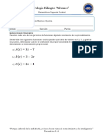 Matemáticas Segundo Básico Funciones