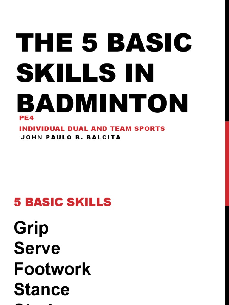 Badminton basics: 1. The Grip