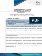 Guía de Actividades y Rúbrica de Evaluación - Unidad 1 - Paso 2