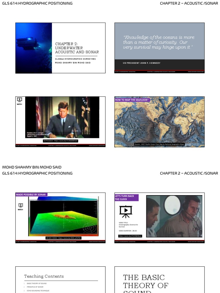 Underwater Acoustic and Sonar Systems | PDF | Sonar | Acoustics