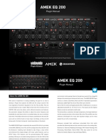 AMEK EQ 200 Manual