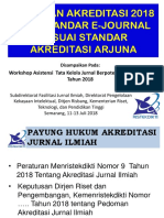 Materi StandarisasiAkreditasiEjournal 11-13juli2018