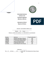 Practica 3 LABORATORIO DE FISICA 1 UANL