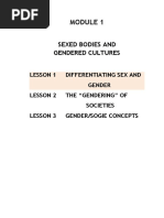 Geec 111 Module 1 Lesson 1